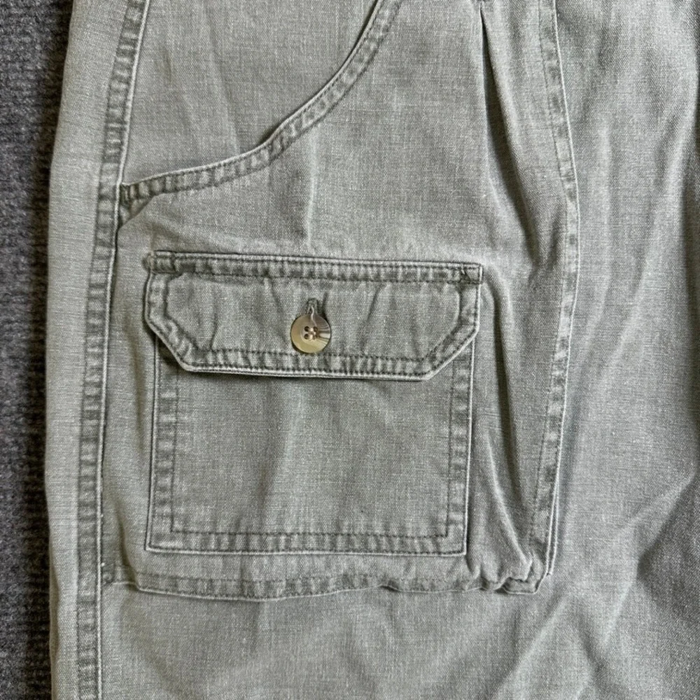 Bimini Bay Outfitters Mens Cargo Shorts 32 Olive Green Cotton Utility Fishing
